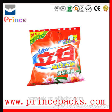 Heat seal laminated washing powder packaging bags /plastic laundry detergent bag